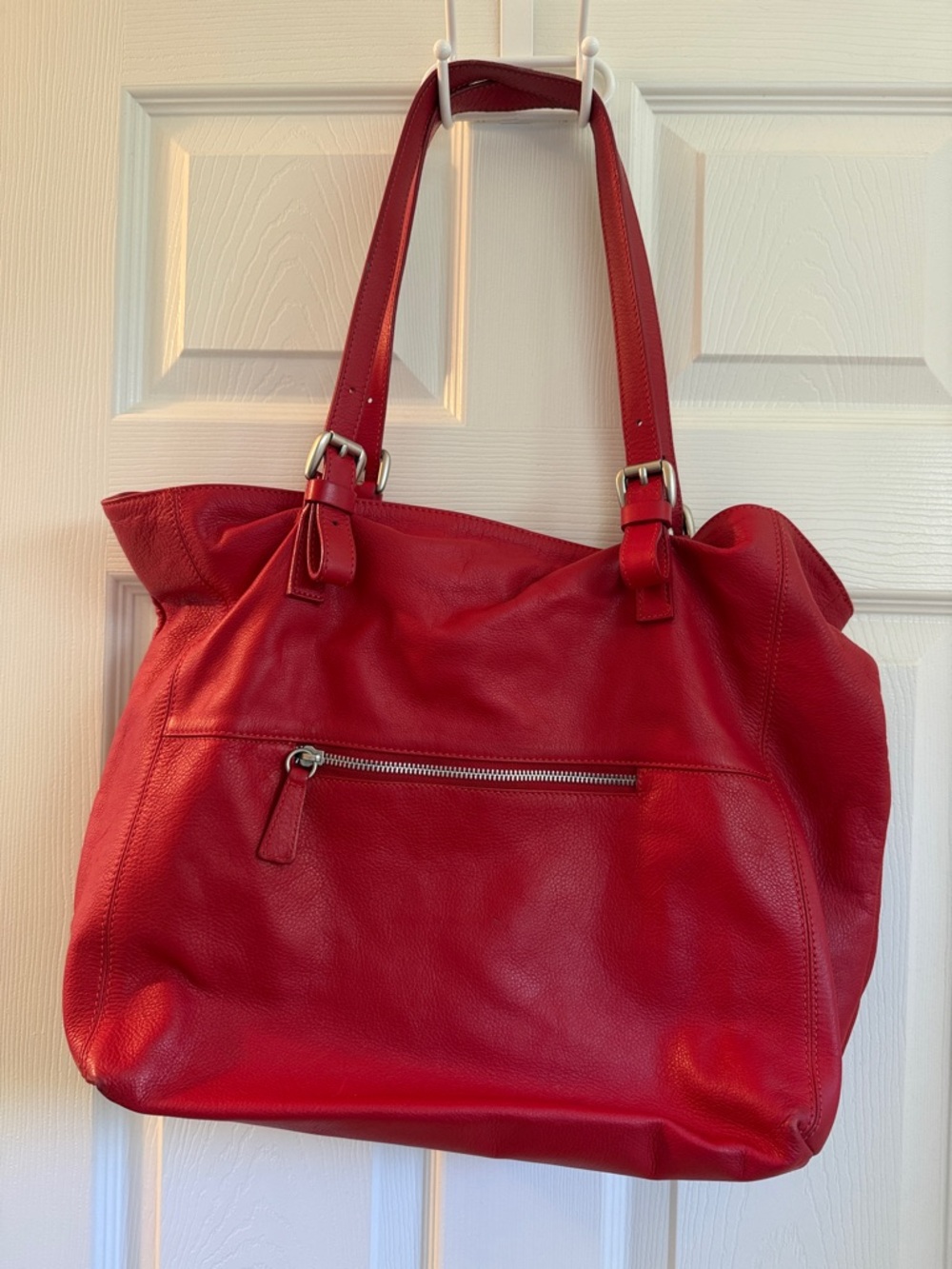 Beautiful Garnet Hill, Made in Italy  Leather Tote Bag